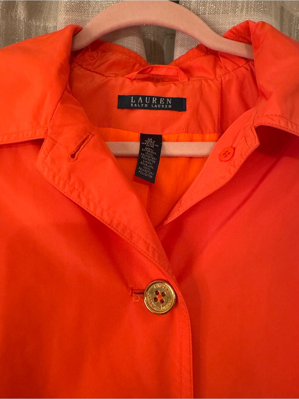 Lauren Ralph Lauren Coral Single-Breasted Trench Coat - Picture 3 of 10